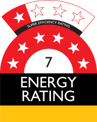 Example of star rating label for 